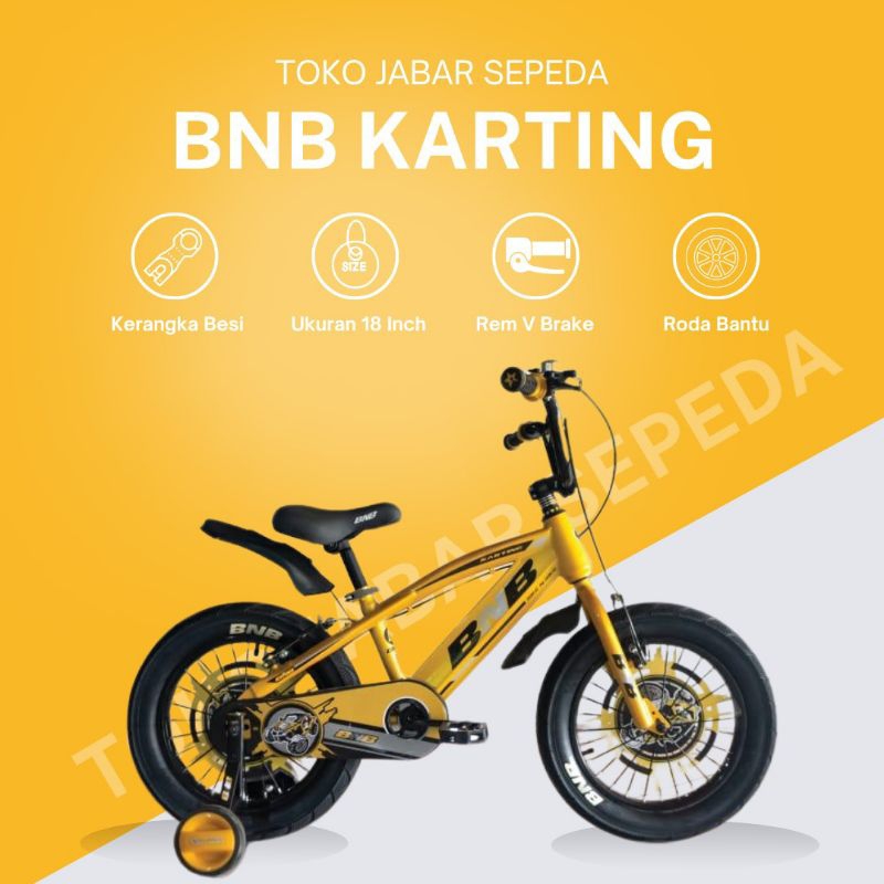 Sepeda BMX BNB (Bike N Bike) Karting 16 Inch Sepeda Anak Laki Laki BNB Karting 16"