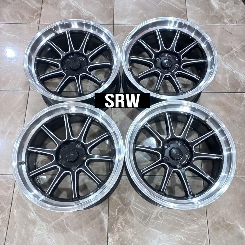 Velg Mobil Second TOBOALI HSR Ring 18 Lebar 9 pcd 5x114.3 Et22 Inova Reborn Venturer Zenix