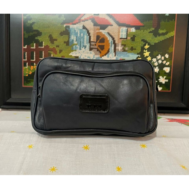 Tas Selempang Tumi Full Leather - Original Authentic