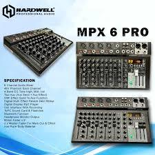 Hardwell Mixer MPX 6 Pro / Mixer 6 Channel