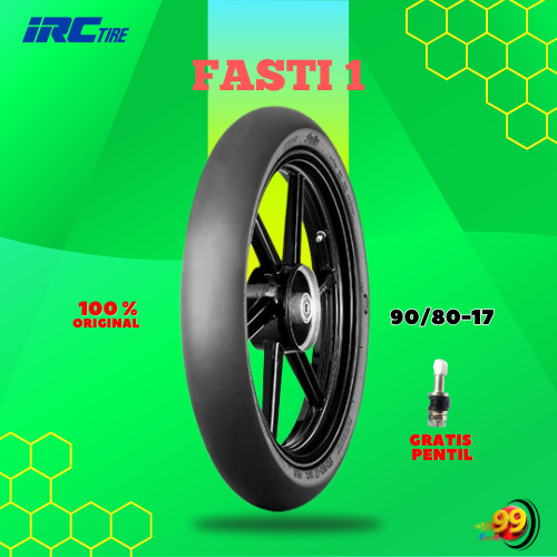 Ban Motor Slick IRC FASTI 1 90/80 Ring 17 Tubeless