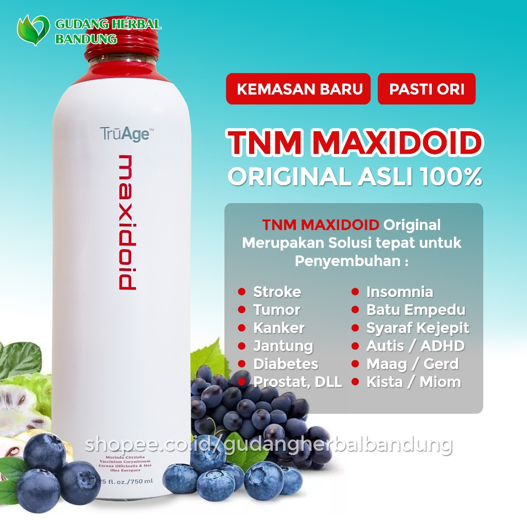 MAXIDOID TAHITIAN NONI | TNM MAXIDOID 750ml ASLI BERGARANSI