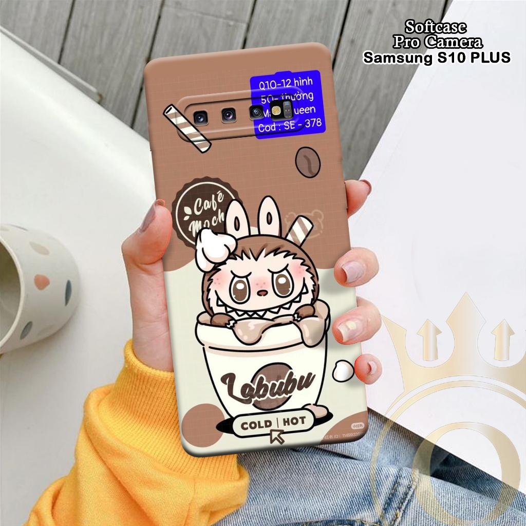 Softcase Samsung Galaxy S10 Plus - ORORA - Casing Samsung Galaxy S10 Plus - Motif case Cartoon - Sam
