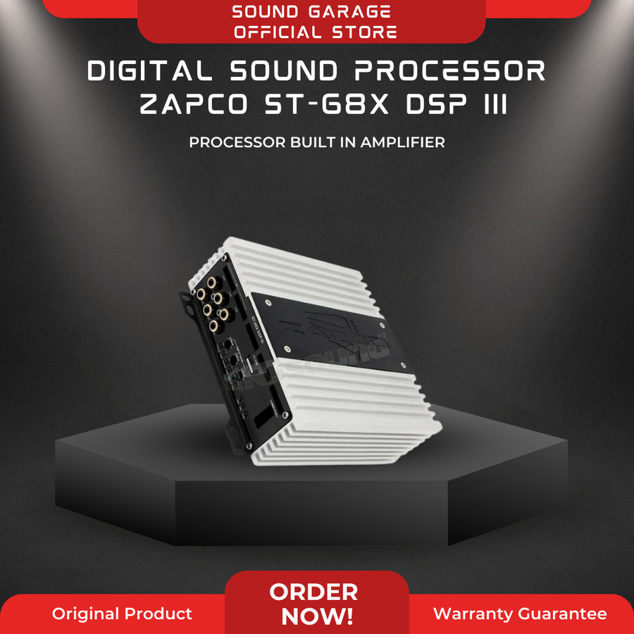 DIGITAL SOUND PROCESSOR (DSP_) ZAPCO ST-68X DSP III 4CHANNEL