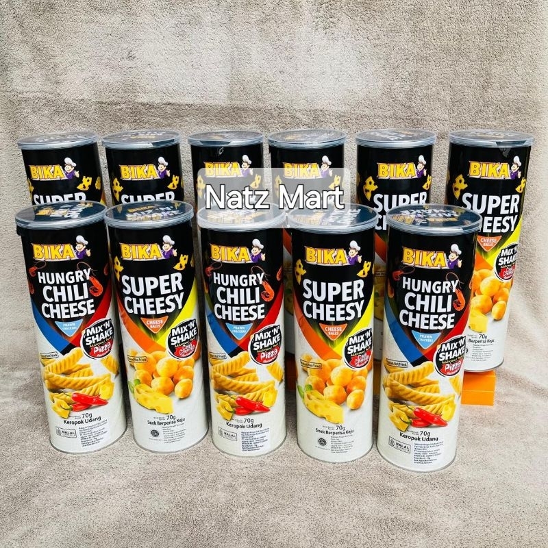 

BIKA MIX SUPER CHEESY & HUNGRY CHILI CHEESE 70 GR