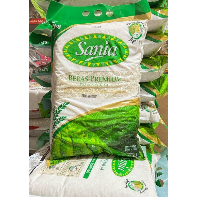 

Beras Sania Kemasan 5 Kg/ Beras Pulen Premium