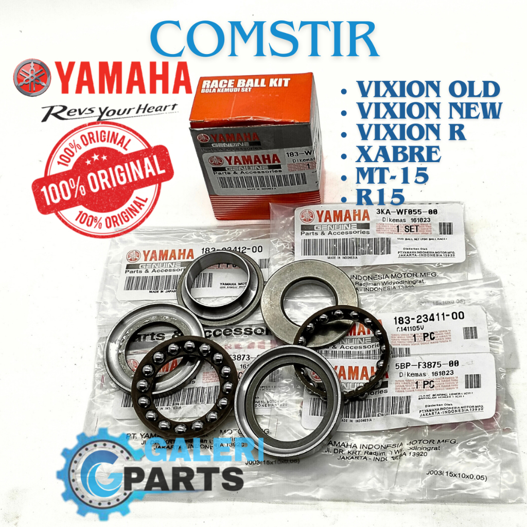 COMSTIR Yamaha 183 Komstir Vixion Old Vixion New Vixion R Xabre 150 R15 KUALITAS ASLI ORI YGP