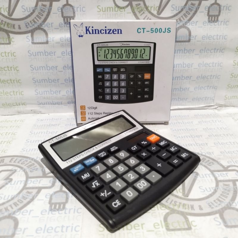 

Kalkulator KINCIZEN CT-500JS CHECK & CORRECT