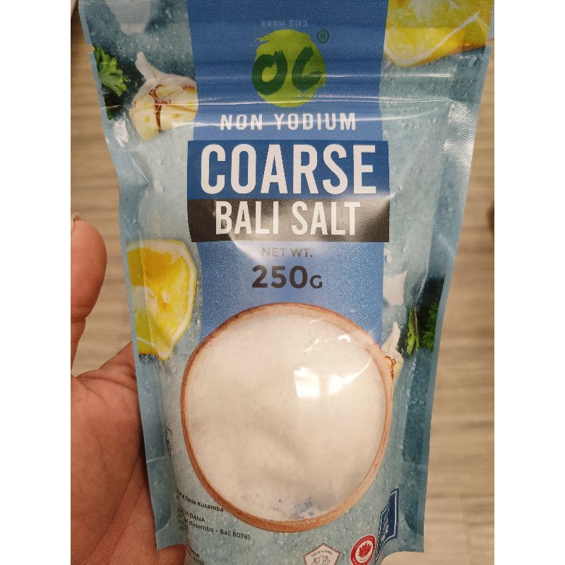 

Coarse Bali Salt (Isi 250 Gr)