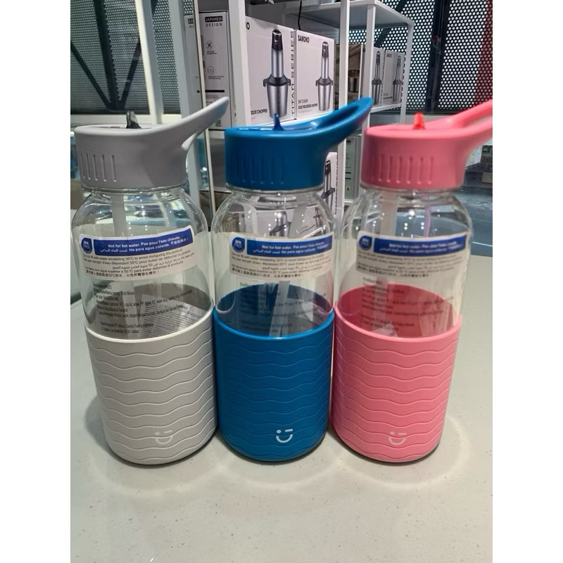 COD Bali Miniso Plastic Water Bottle with Handle Botol Miniso Botol Minum Miniso Botol Air Miniso