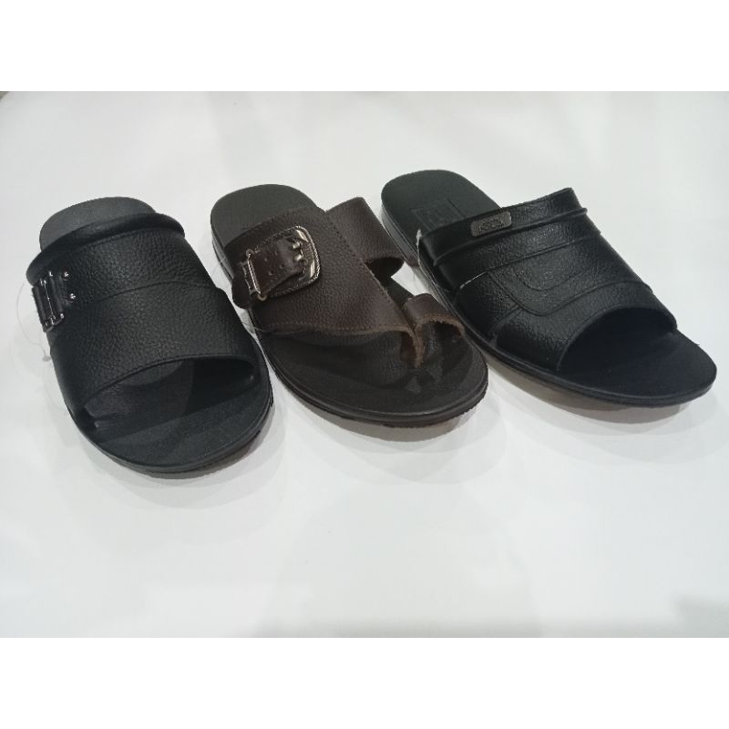 Guards Polo Sandal Kulit Pria Original 100% Sendal Slop Selop Pria - BXM
