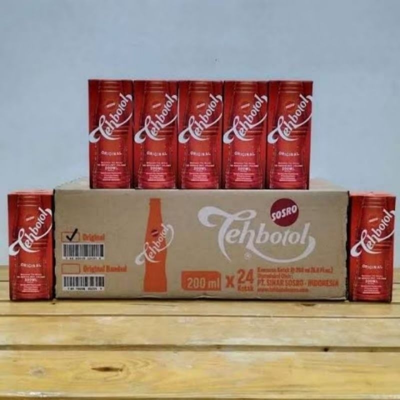 

Teh Botol Sosro Kotak Isi 24 pcs (200 ml)