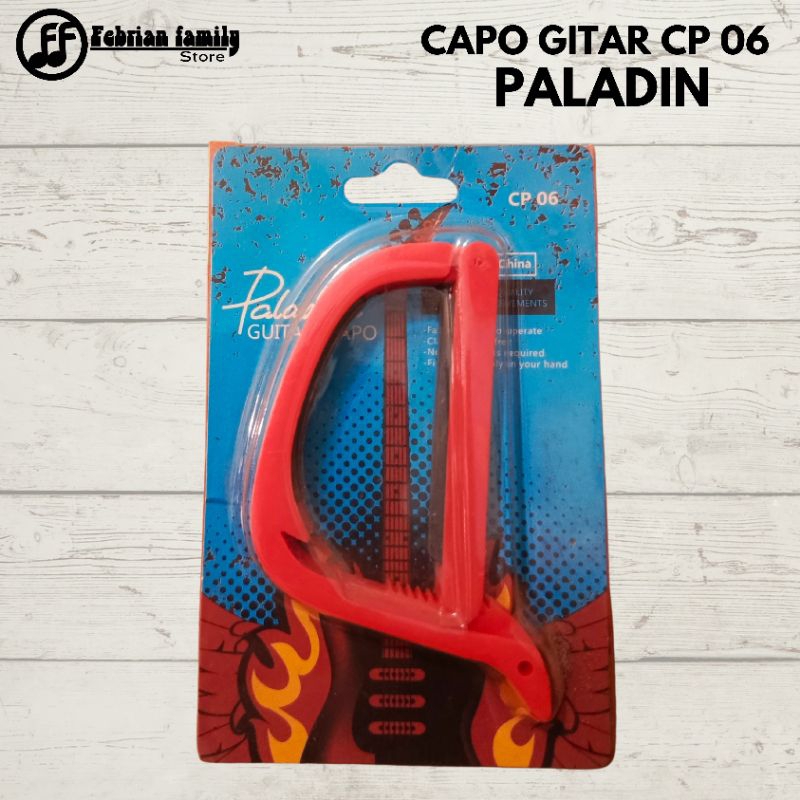 Capo gitar akustik/electric murah merk paladin cp 06