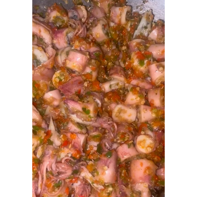 

Cumi Chili Padi . Raos Pisan