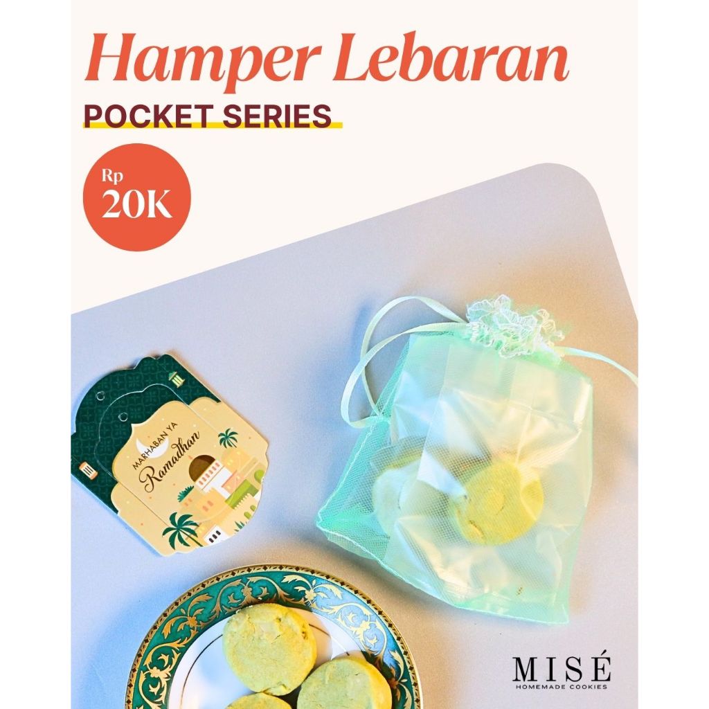 

Mini Hampers Lebaran Pocket Series 4 Pilihan Rasa Soft Cookies dan Butter Cookies