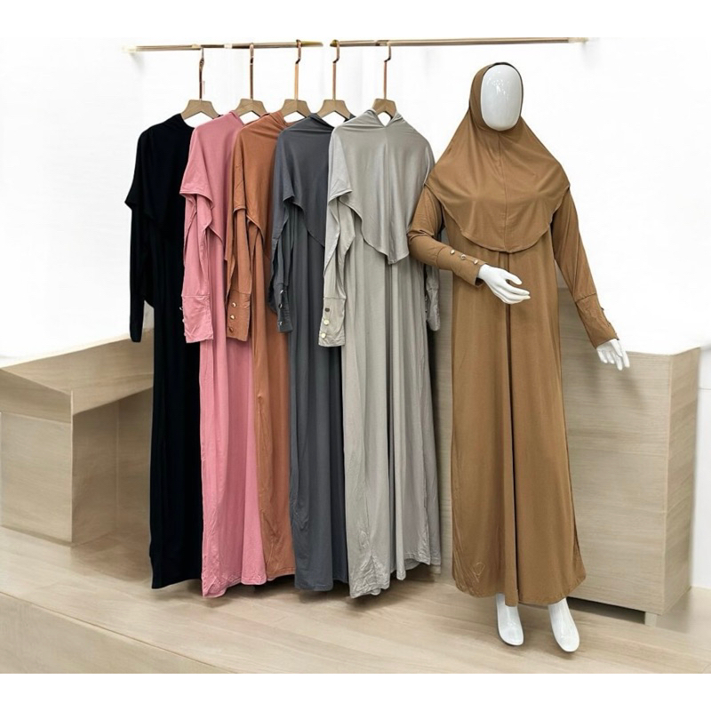 SET DRESS HIJAB SHALMA