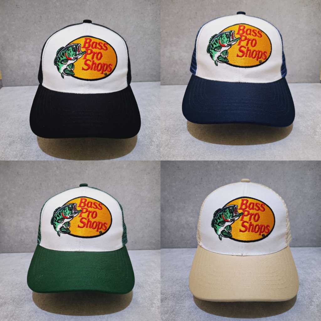 Topi Bass Pro Shops Bordir Terbaik