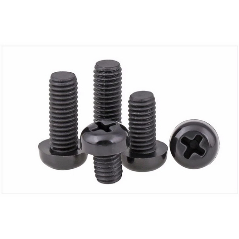 Baut 2mm M2x20 M2 2x20mm Black Round besi metal Screw Round