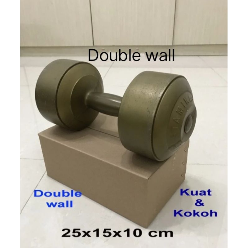 

kardus box Ukuran 25x15x10 cm double wall polos