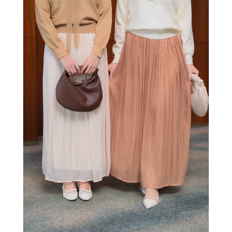 LADYFAME - ROWE SILK SKIRT - SKIRT TERBARU - SKIRT RAYYA - SILK SKIRT PREMIUM