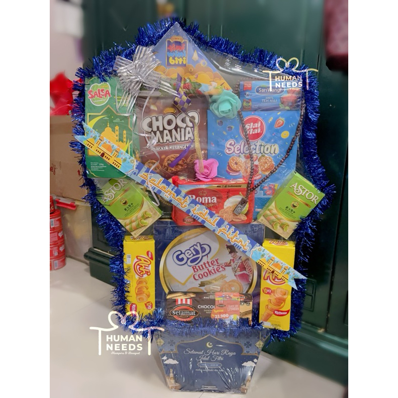 

Parsel Lebaran Size jumbo alas premium isian banyak dan size besar