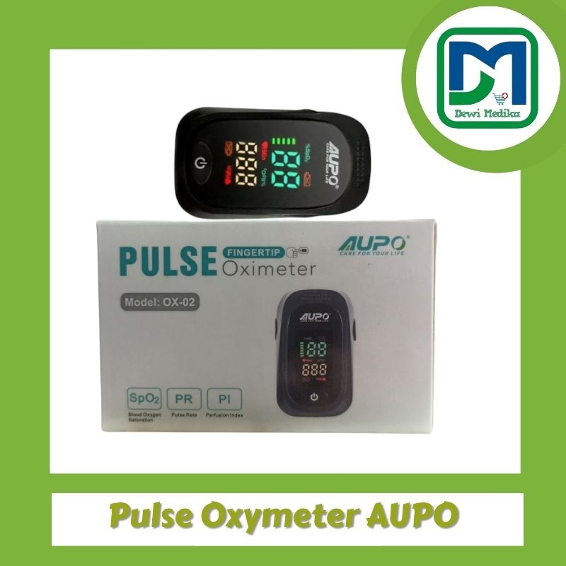 Pulse Oxymeter AUPO  Finger Pulse Oxymeter  Saturasi Oksigen