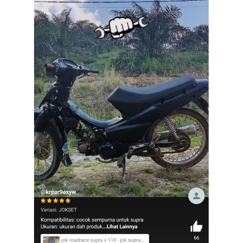 jok motor supra lama supra x supra ss supra 110cc model roadrace