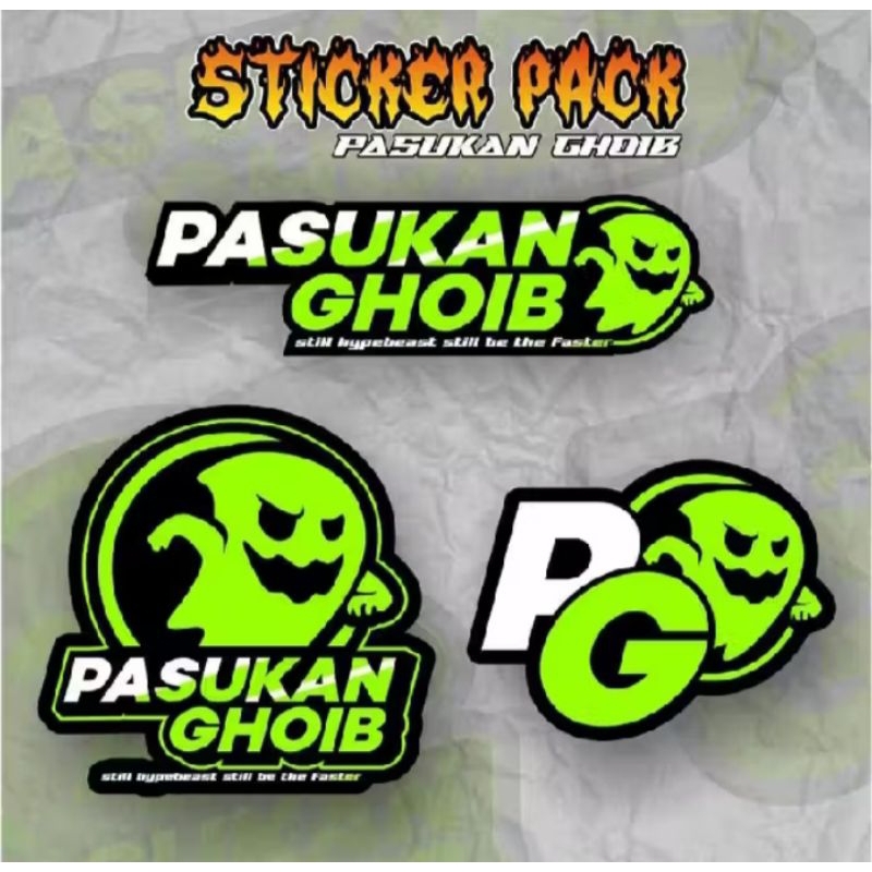 

Setiker Pasukan Ghoib satu pack isi 3 pics original setiker.