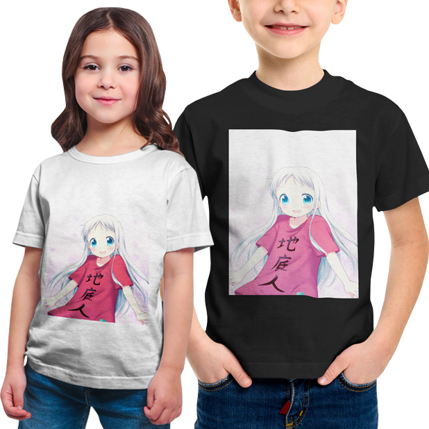 Kaos Meiko Honma Meiko Menma Anohana Tshirt Anak Umur 2 s/d 12 Tahun