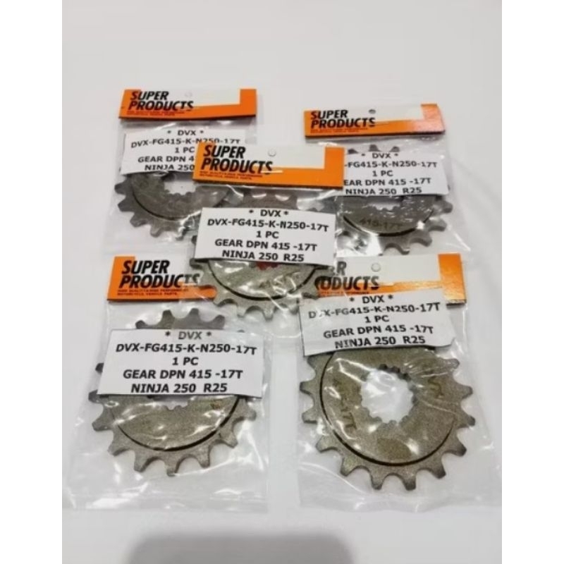 Gear gir Depan dvx 415 15T 16T Ninja250/R25/cbr250r