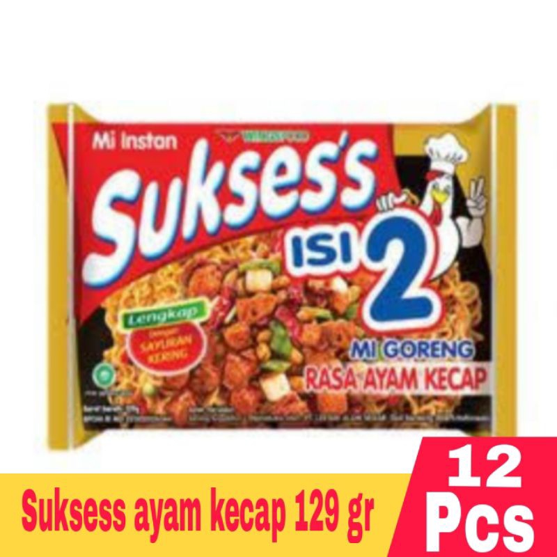 

Mie Suksess isi 2 Goreng Rasa Ayam Kecap 129 gr 1/2 DUS isi 12 Pcs