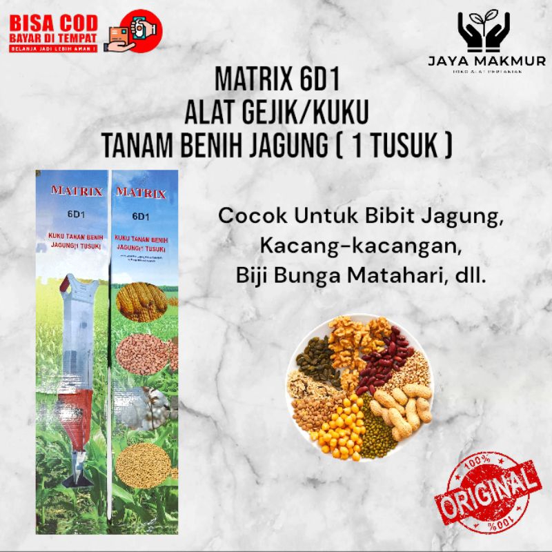 Alat Gejik Jagung Matrix Tanam Benih Jagung, Kacang-kacangan, Biji Bijian Alat Icir Jagung