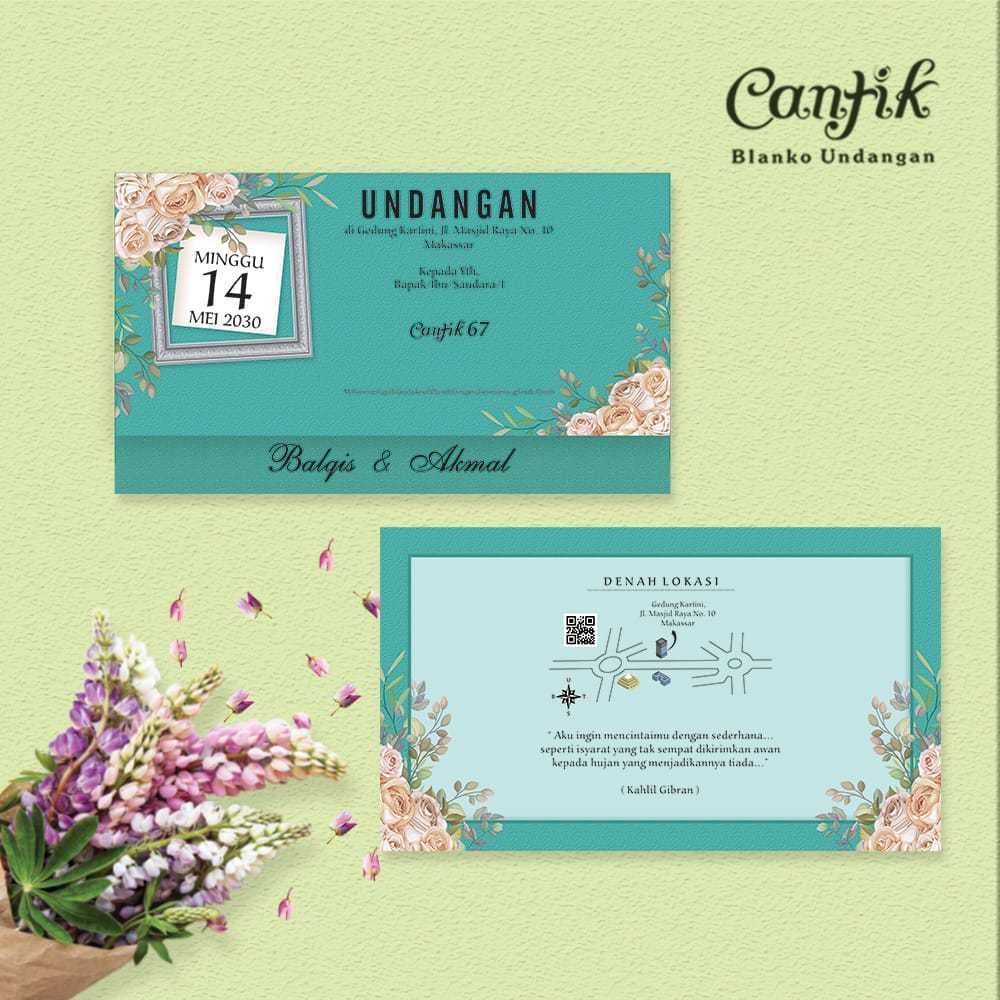 CETAK UNDANGAN CANTIK SERIBUAN SEHARI JADI