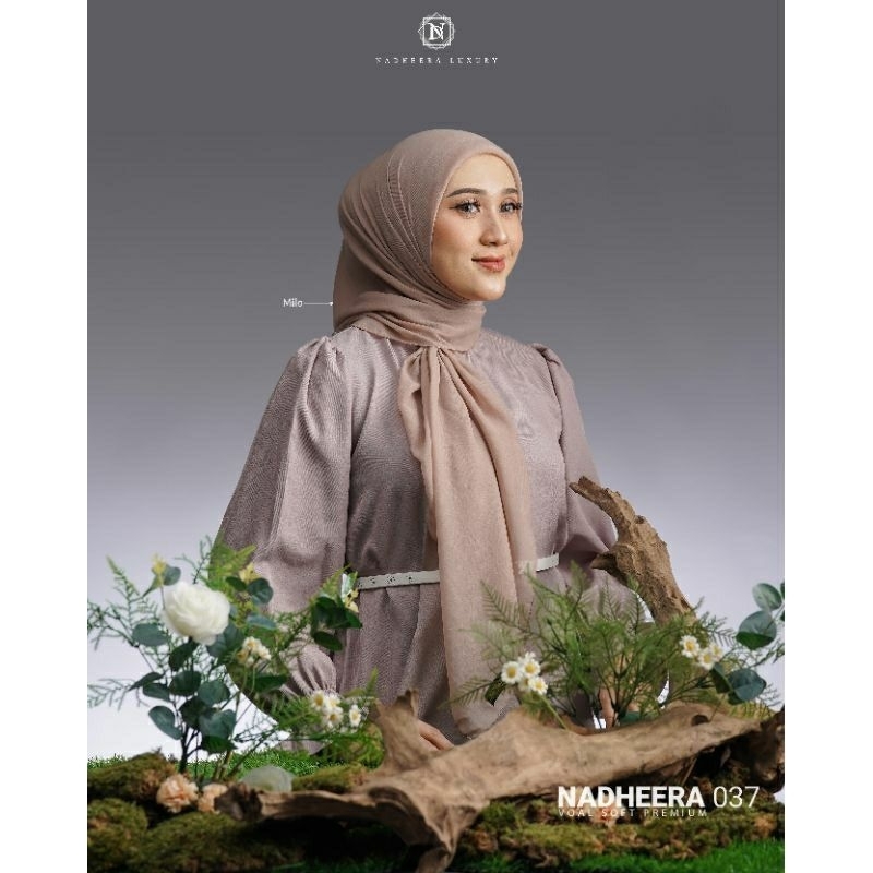 HIJAB SEGIEMPAT 037 NADHEERA LUXURY