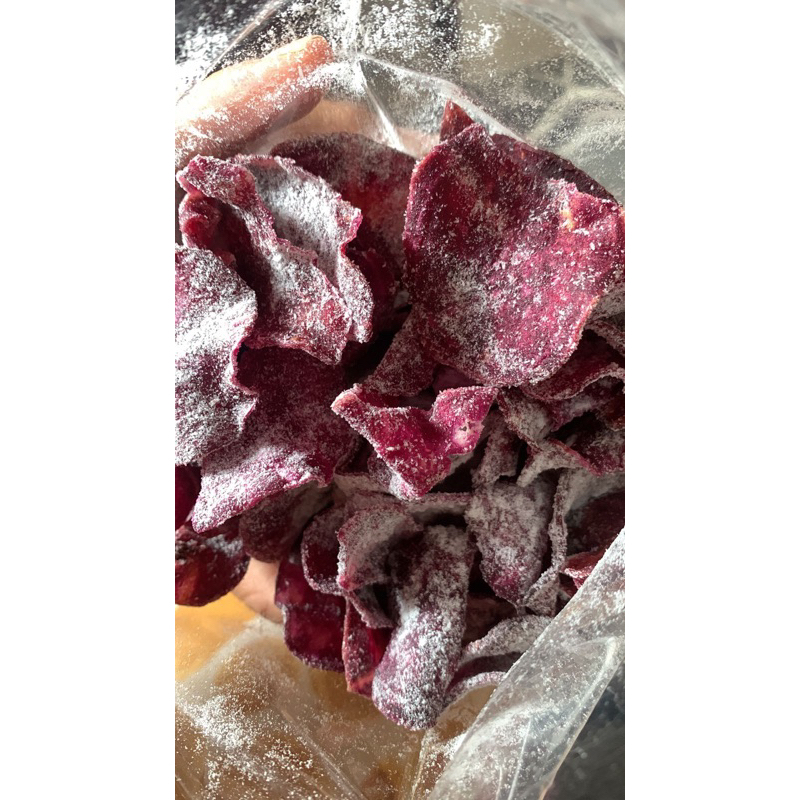 

keripik ubi ungu varian manis kemasan 1kg