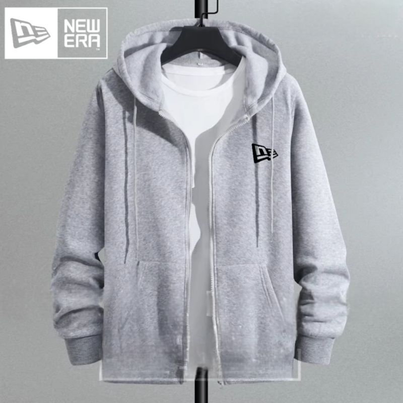 Baju Hoodie lengan panjang ZipperNewEra#NY MLB unisex 1pc.