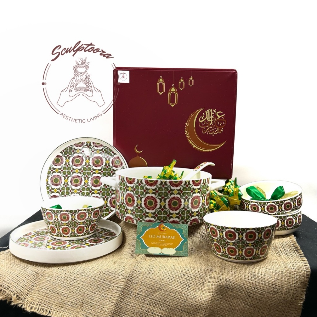 

Sculptoora Premium Hampers Lebaran Maroko Dinner Set Keramik