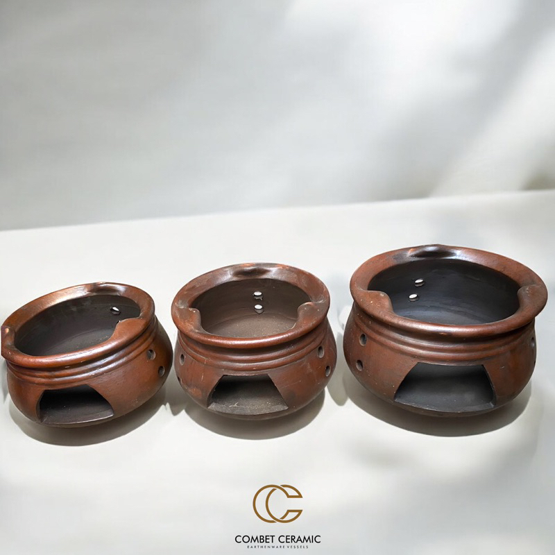 Tungku Kayu Bakar Gerabah Tanah Liat - Keren Gerabah Tanah Liat Handmade