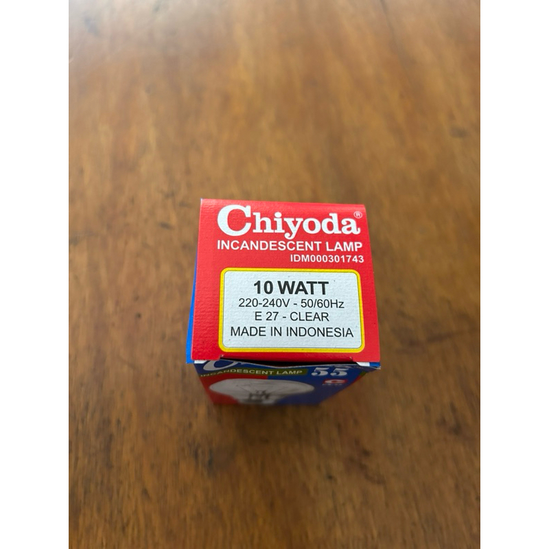 Lampu pijar CHIYODA 10watt clear ps-55