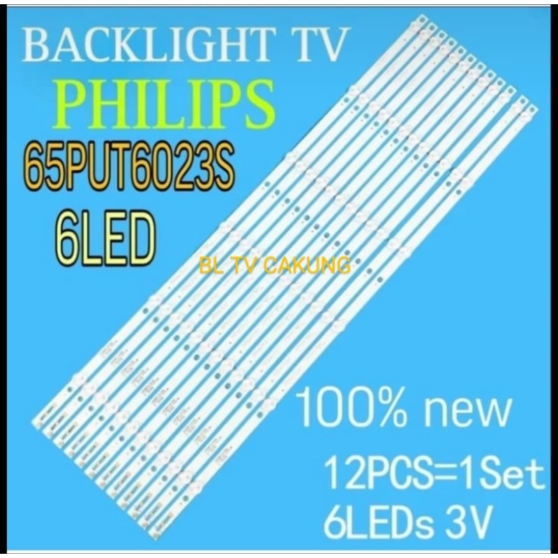 BACKLIGHT TV PHILIPS 65PUT6023S 6LED