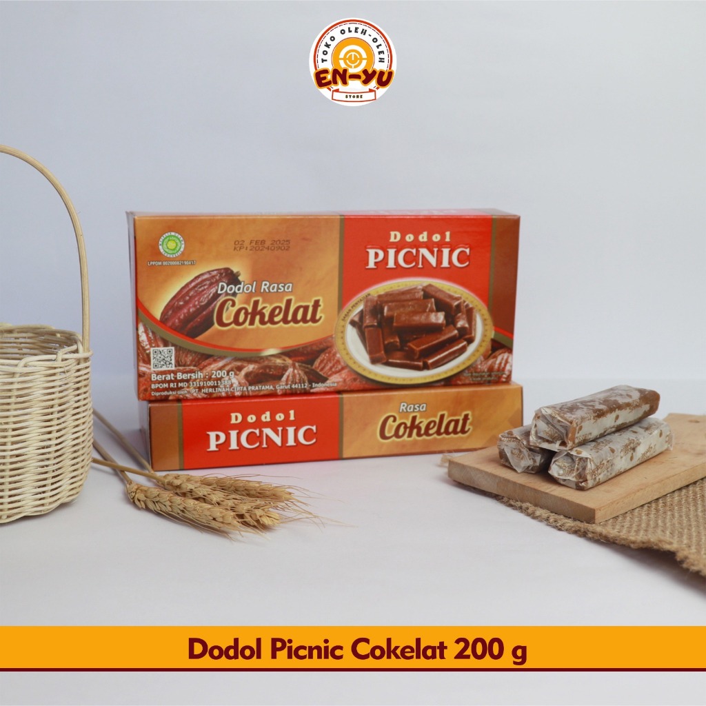 

Dodol Garut PICNIC Asli Rasa Cokelat Manis Legit Original