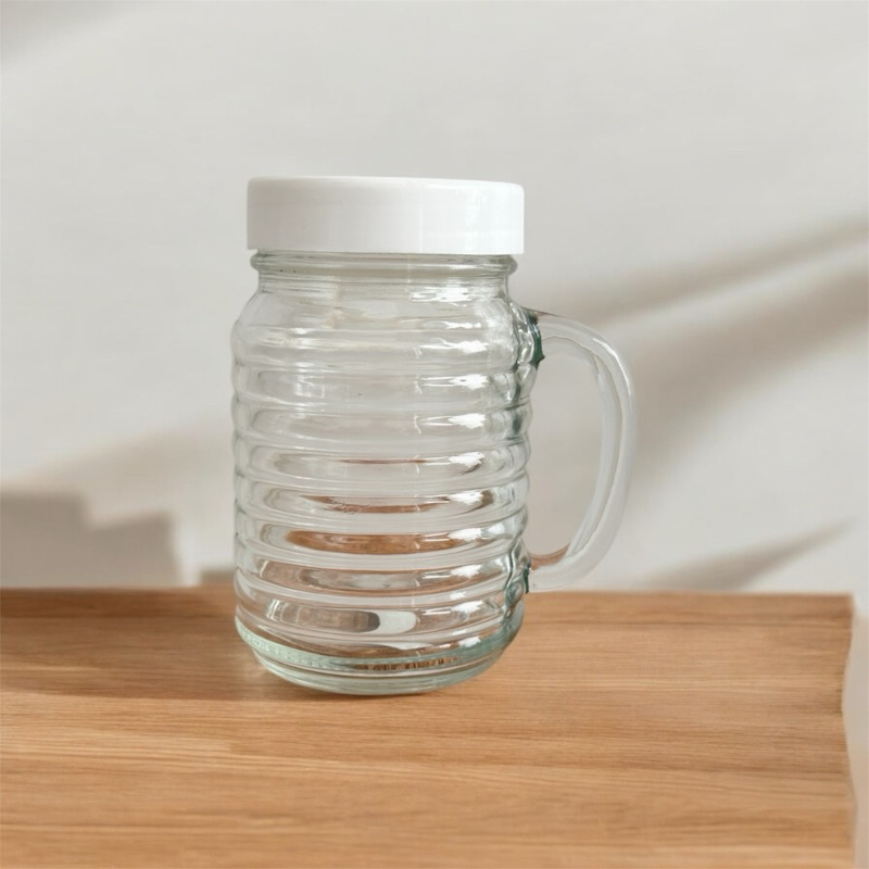 GELAS JAR ULIR KACA | GELAS TUTUP