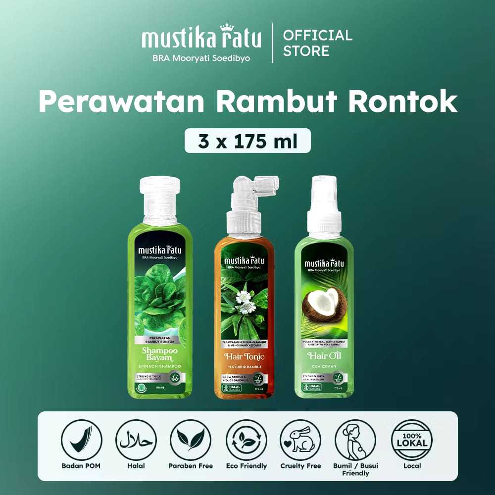 Hair Care Mustika Ratu Perawatan Rambut Rontok
