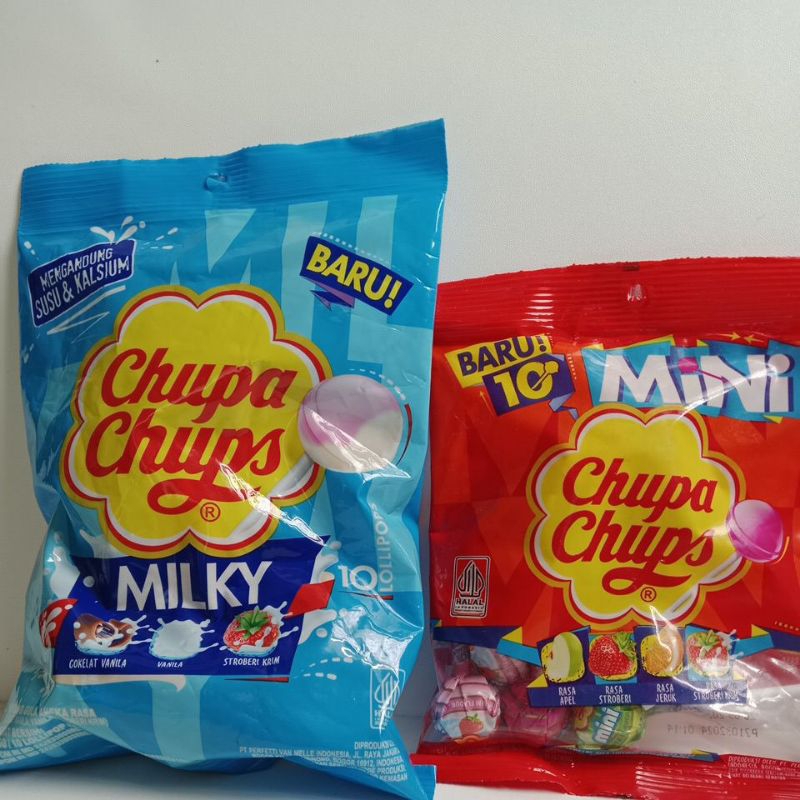 

Paket 1 Chupa chups milky & 1 Chupa Chups Mini