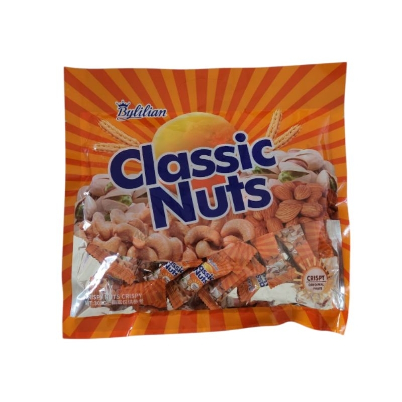 

Bylilian Classic Nuts Assorted Peanut Crisp Candy 308g Permen Enting Enting
