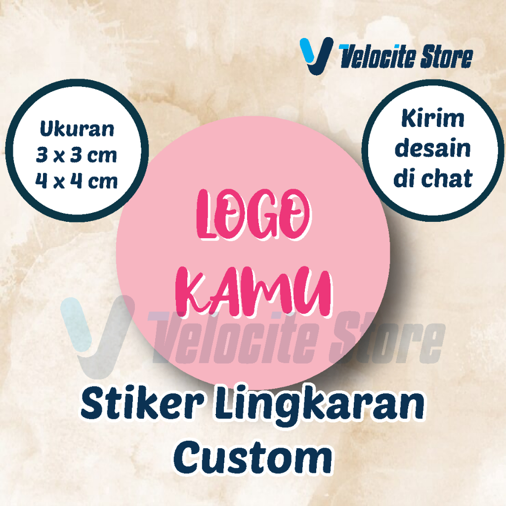 

Stiker Segel Lingkaran Custom Stiker Toples Stiker Stiker Tempat Makan Custom