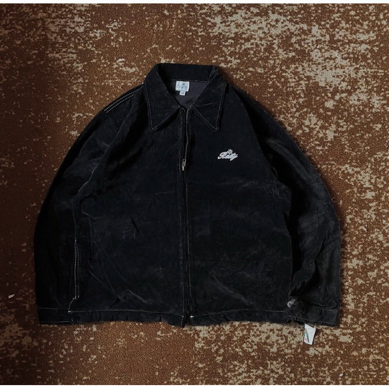 Vintage Rusty Suede Workjacket Black