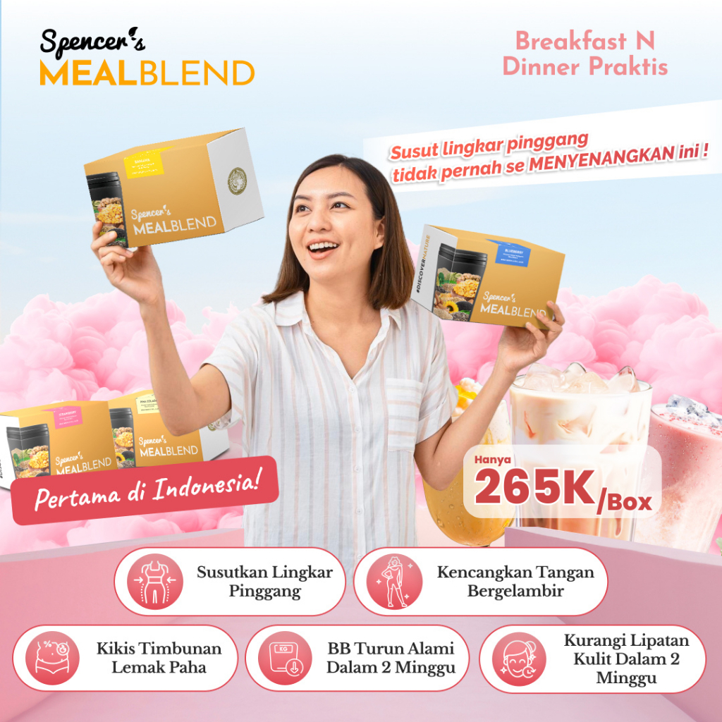 

MealBlend Spencer's Meal Replacement Multigrain - Pengganti Sarapan dan Makan malam