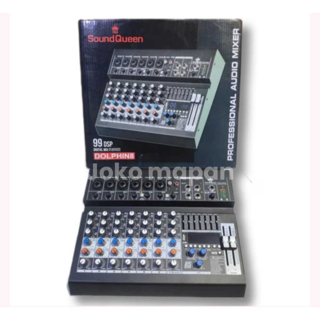 MIXER SOUNDQUEEN DOLPHIN 8 mixer 8 channel