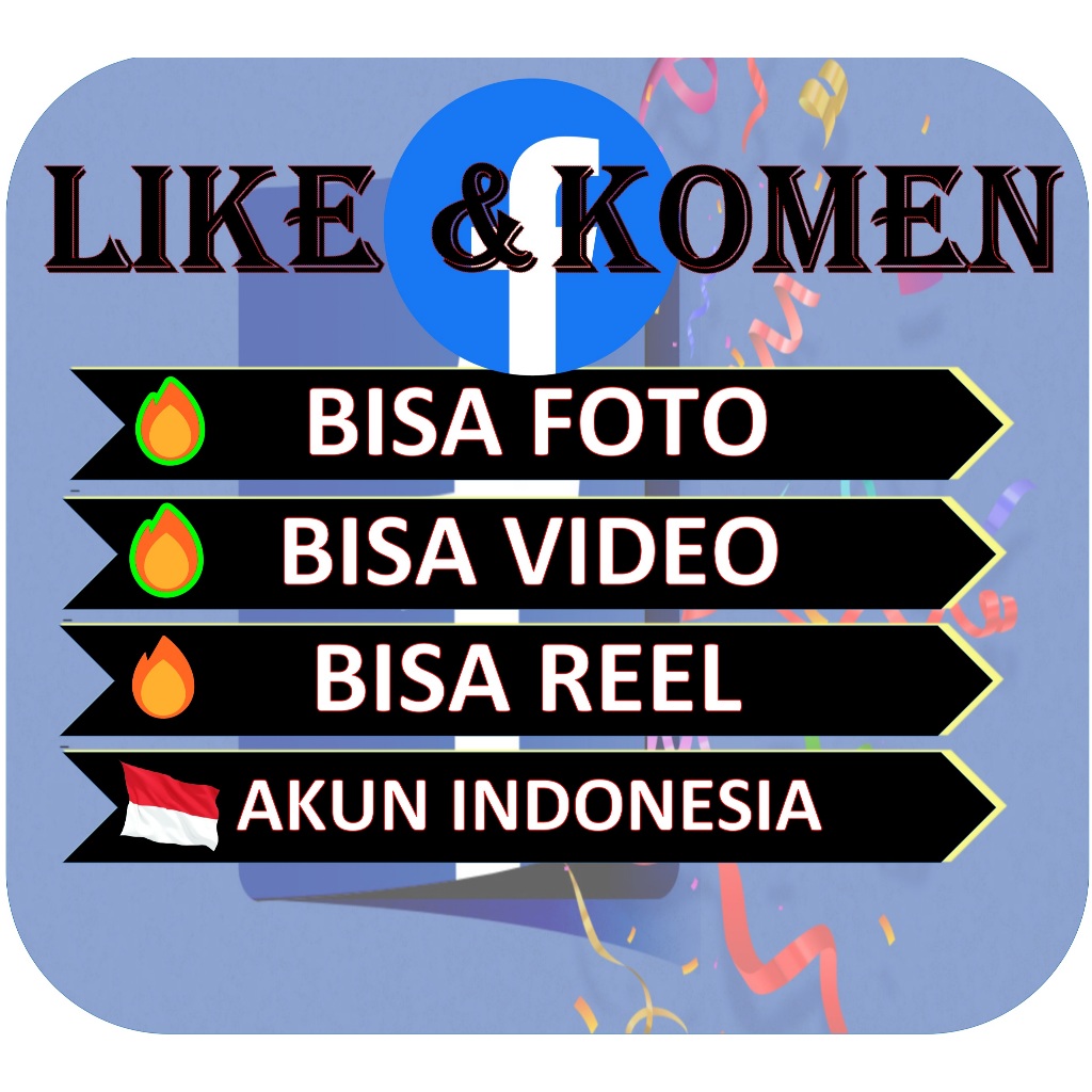 FB PAKET LIKE DAN KOMEN 100% INDONESIA